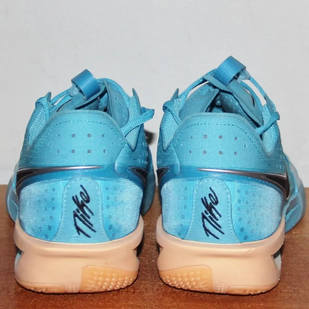 Nike Air GT Cut 3 Basketball Mens 6.5 Womens 8 Blue Fury Tangerine